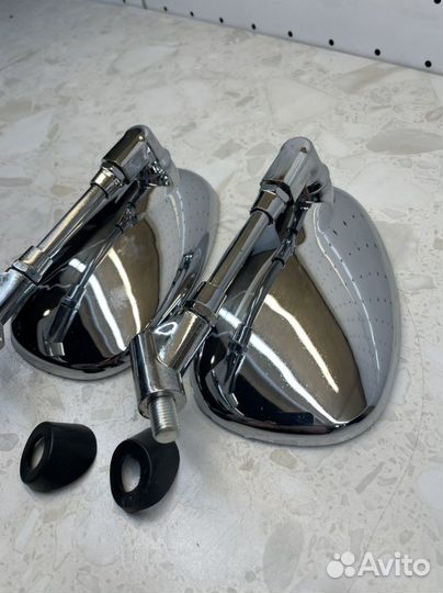 Зеркало заднего вида классика пластик №107