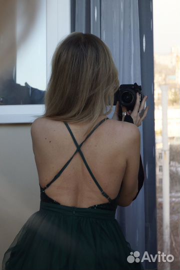 Вечернее длинное платье 42 S