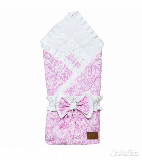 Конверт-одеяло на выписку для девочки
