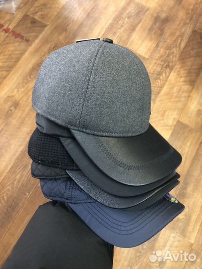 Кепка мужская теплая с ушками