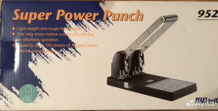 Дырокол супермощный на 150 листов