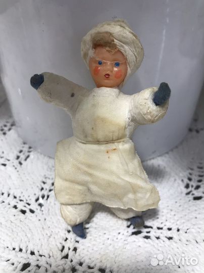 Ватные елочные игрушки СССР