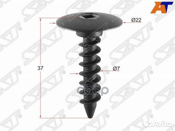 Клипса защиты бампера ford/chrysler (1 шт.) stk