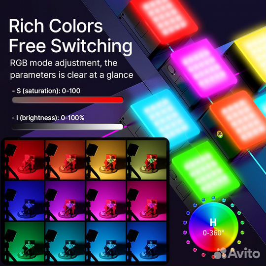 Видеосвет Ulanzi VL49 Pro RGB