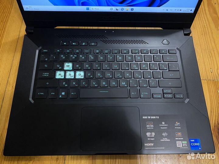 Ноутбук asus tuf dash f15 i5 11300 rtx 3060