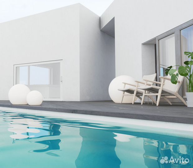 Уличный светильник шар