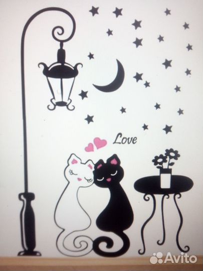 Наклейки на стены мебель