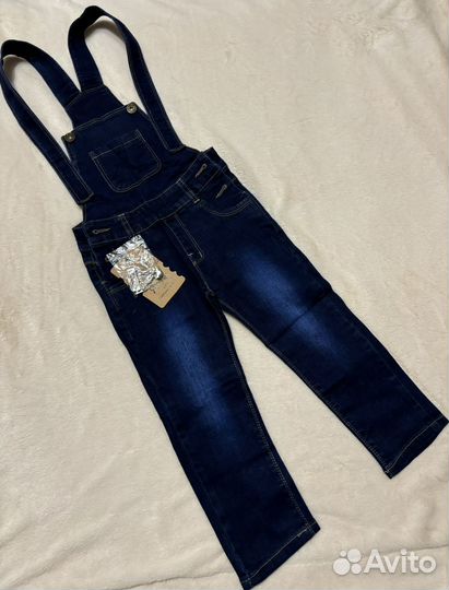 Джинсовый комбинезон 92