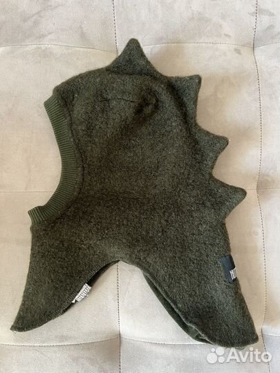 Шапка шлем HutteliHut Dino Wool 2-4 года