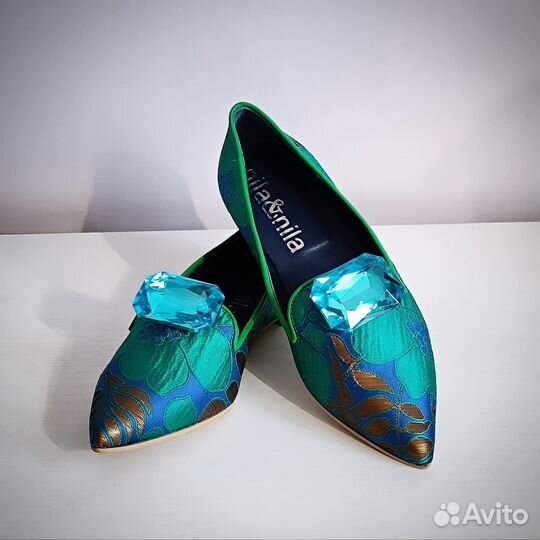 Балетки лоферы женские. Nila & Nila. Италия