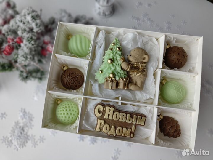 Новогодние шоколадные наборы, подарки на Новый год