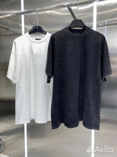 Футболка в стразах Balenciaga