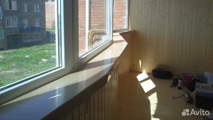 Подоконники из искусственного камня акрил, кварц