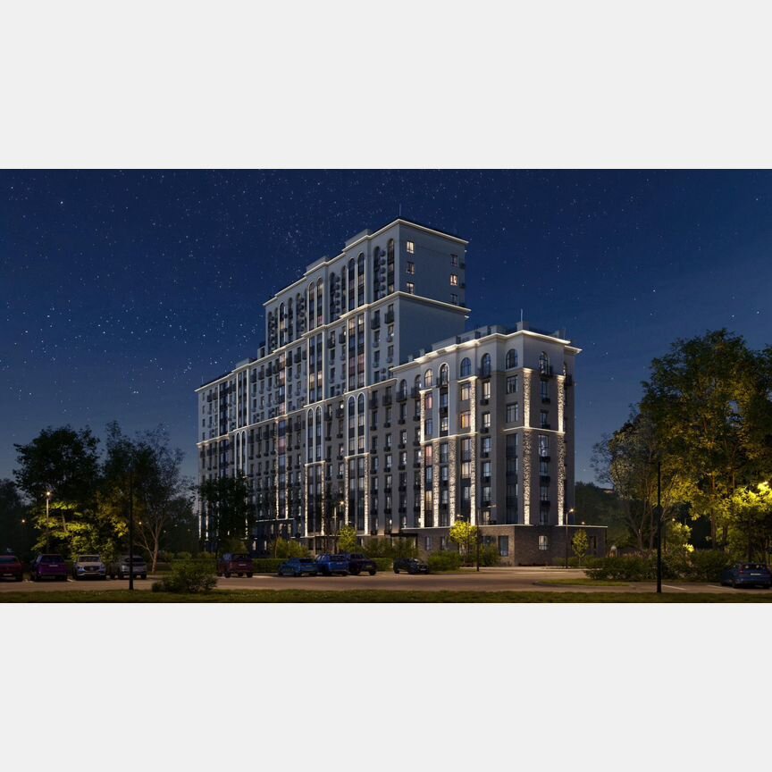 2-к. квартира, 75,5 м², 1/12 эт.