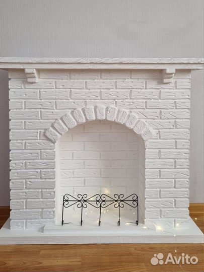 Фальш камин декоративный новогодний