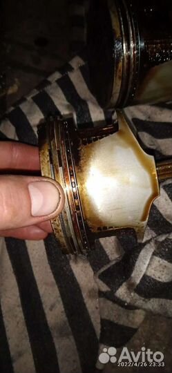 Поршень с шатуном тойота 5А