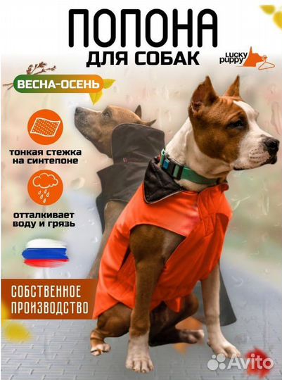 Попона для собак, куртка комбинезон