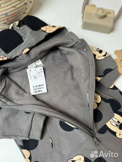 Комбинезон утепленый детский h&m 68 74 80 86