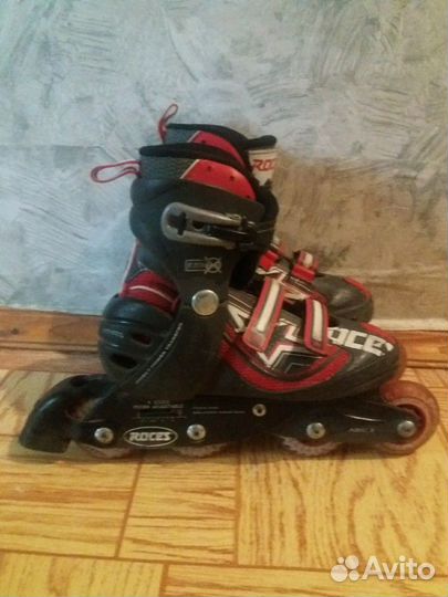 Коньки роликовые 30-35 разм + шлем + защита