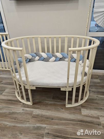 Детская кроватка круглая