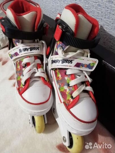 Роликовые коньки детские раздвижные