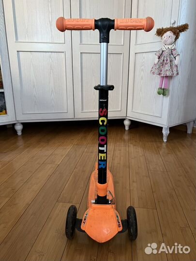 Самокат детский трехколесный бу