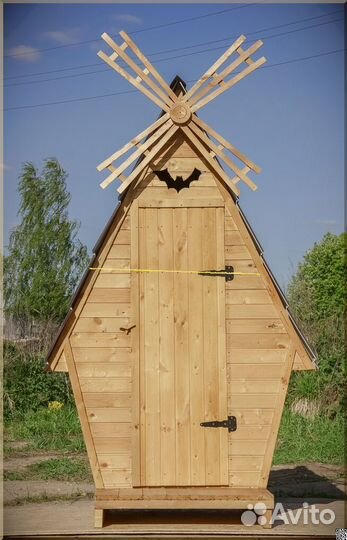 Дачный туалет с установкой KEY668