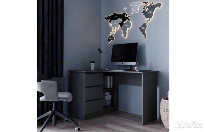 Угловой Компьютерный стол Челси в наличии