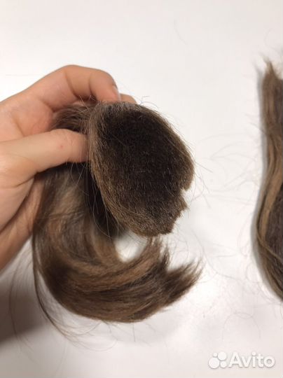 Волосы натуральные не окрашенные