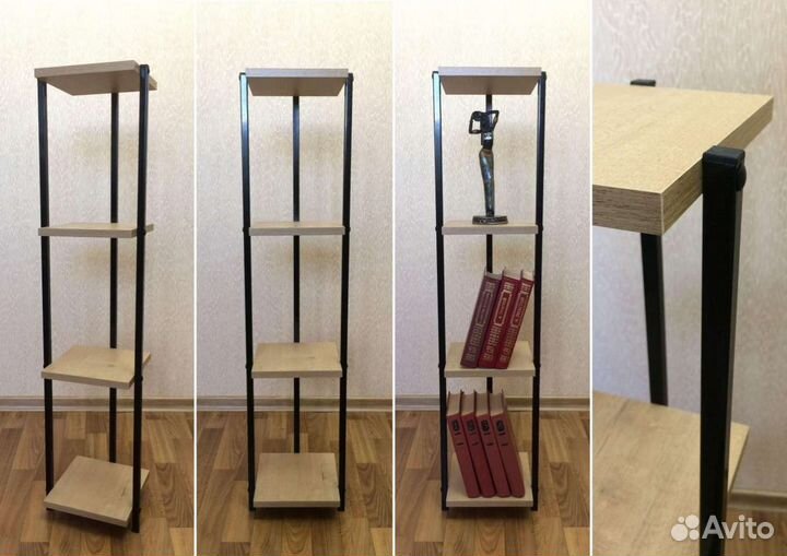Этажерка / стеллаж / подставка 20х20х100 см