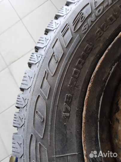 175/70 R13 Cordiant Sno-Max Зима Штампованные R13