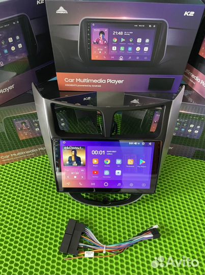 Штатная магнитола на hyundai solaris 2010-16