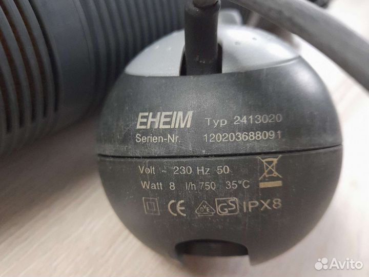 Фильтр внутренний eheim 240, декор для аквариума