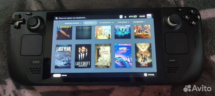 Игровая приставка Steam Deck 64gb + 512gb Samsung
