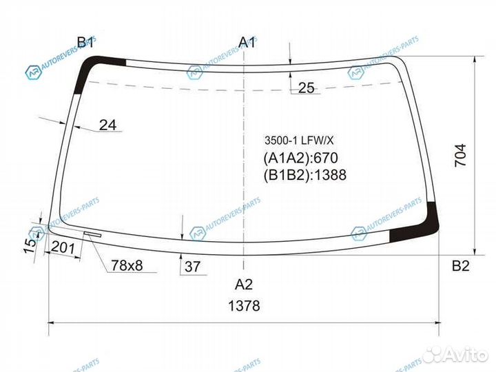 3500-1 lfwx Стекло лобовое toyota 4-runnerhilux su