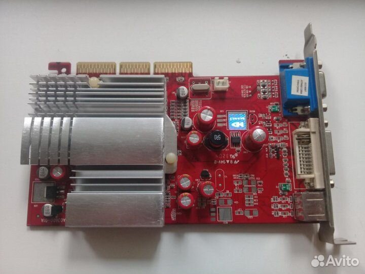 Видеокарта ATI 9600se AGP Б/У