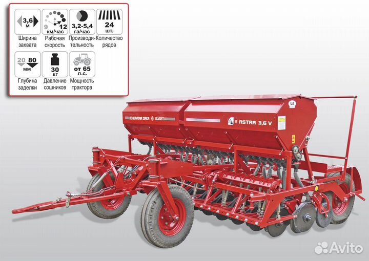 Сеялка Белинсксельмаш ASTRA 3,6(P), 2022