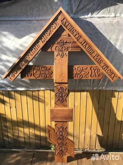 Деревянные кресты на могилу, ручная работа