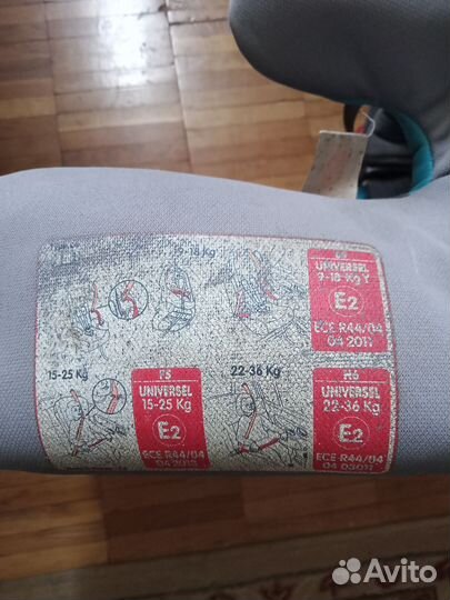 Детское автокресло 9 до 36 кг meggy