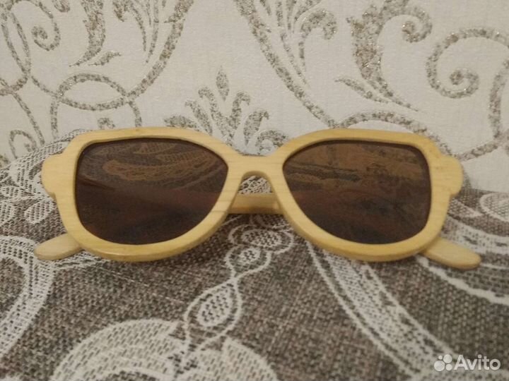 Очки бамбук солнцезащитные