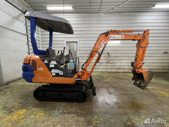 Мини-экскаватор Hitachi EX15-2, 2015