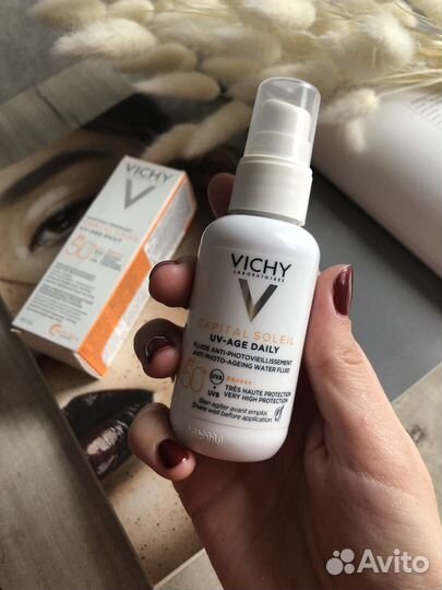 Солнцезащитный флюид спф50 Vichy