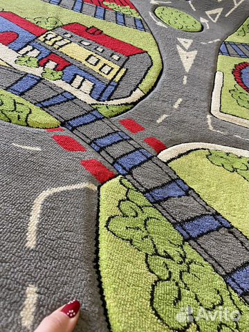 Ковер детский с дорогами