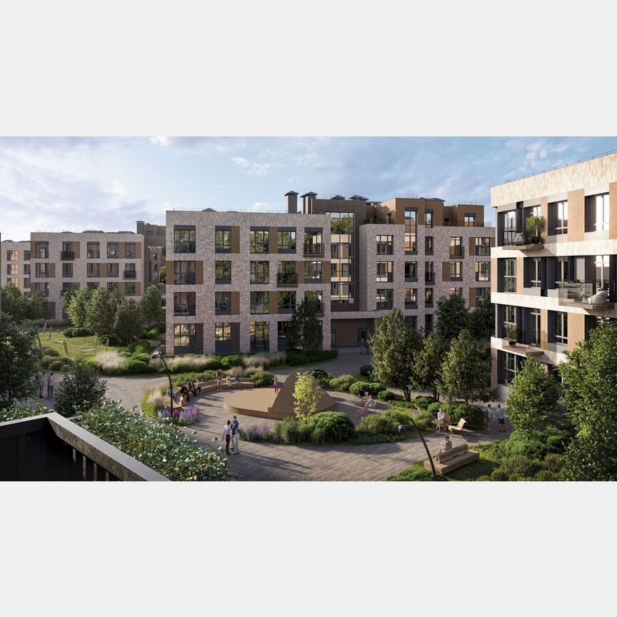 2-к. квартира, 53,8 м², 1/4 эт.