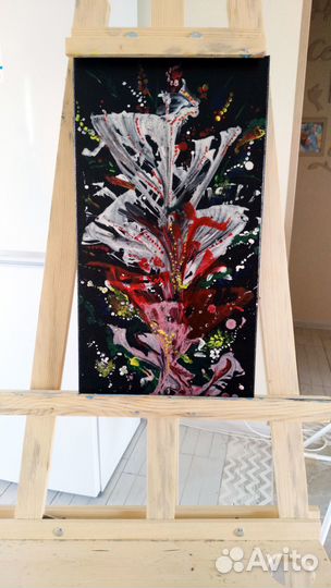 Картина на холсте акрилом 