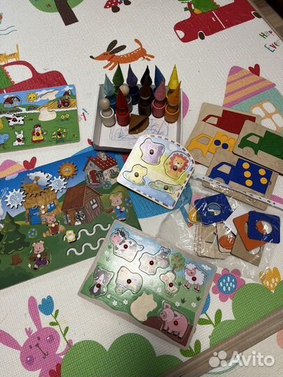 Деревянные игрушки детям