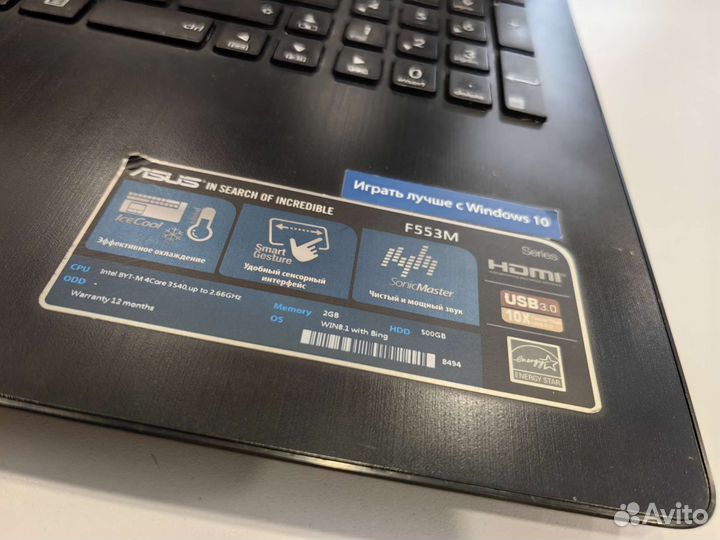 Ноутбук Asus f553m