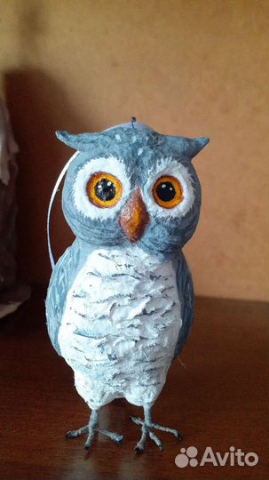 Ватная игрушка Сова