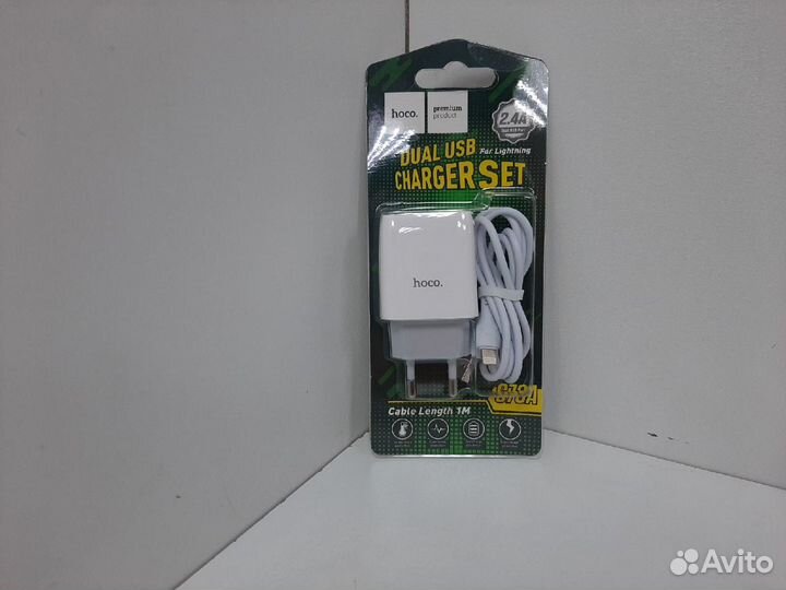 Сетевое зарядное устройство hoco Сетевое C73A Glor