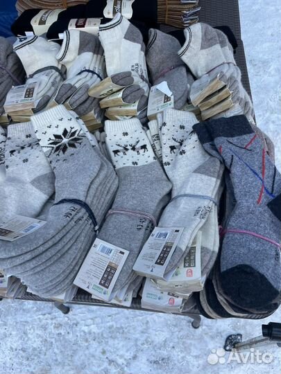 Носки из натуральной шерсти из Монголии